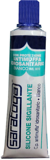 Saratoga Universale Sealant Silicone High Temperature for Wood Transparent 60ml