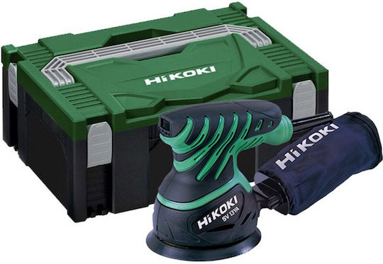 Hitachi SV13YA WBZ Έκκεντρο Τριβείο Χούφτας 125mm Ρεύματος 230W με Ρύθμιση Ταχύτητας και με Σύστημα Αναρρόφησης