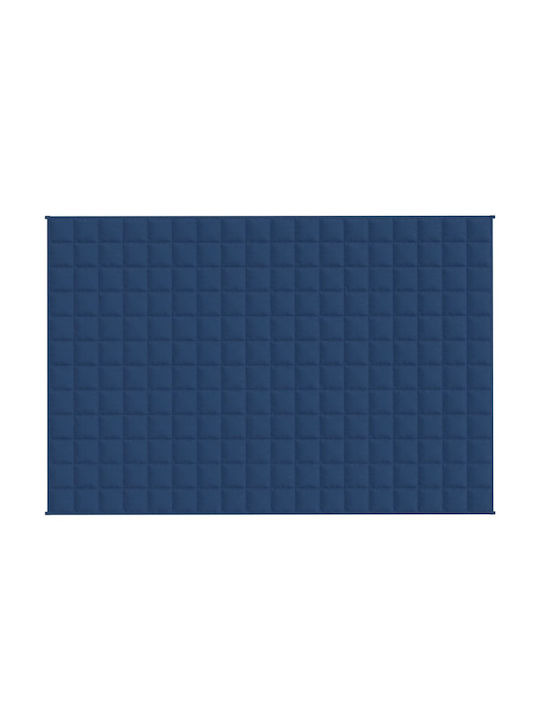 vidaXL Schwerkraftdecke Couch 120x180cm Blau