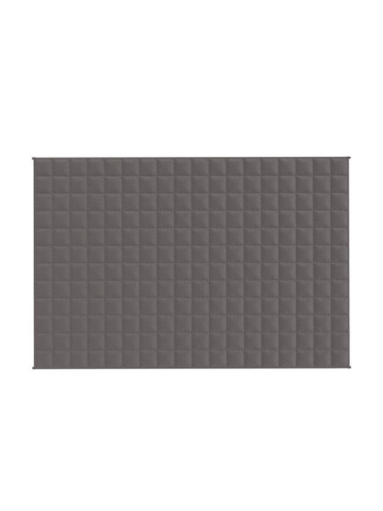 vidaXL Velvet Gravity Blanket for Sofa 120x180cm Grey