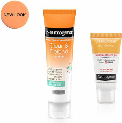 Neutrogena Clear & Defend Acne & Blemishes Gel Suitable for All Skin Types 15ml