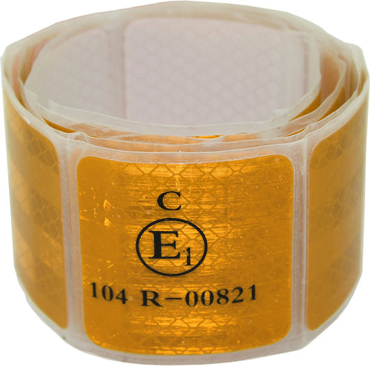 Compass Adhesive Reflective Tape Yellow W5cm x L1m