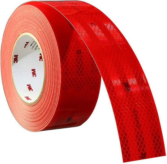 Carner Self-Adhesive Reflective Tape in Red Colour 1m x 5.5cm