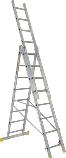 Palbest Forte Τριπλή Σκάλα Αλουμινίου 3x12