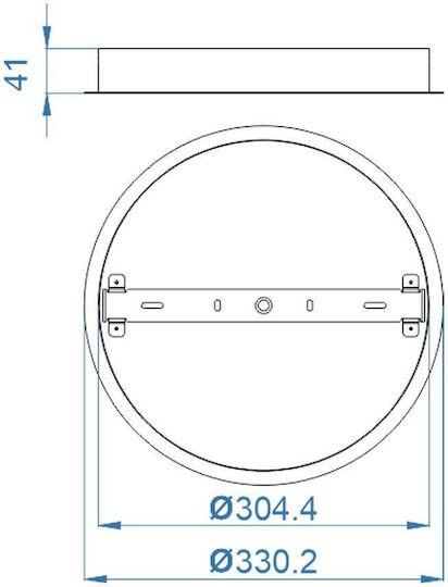 Cubalux Ceiling Rose for Lighting Fixtures White 13-1171