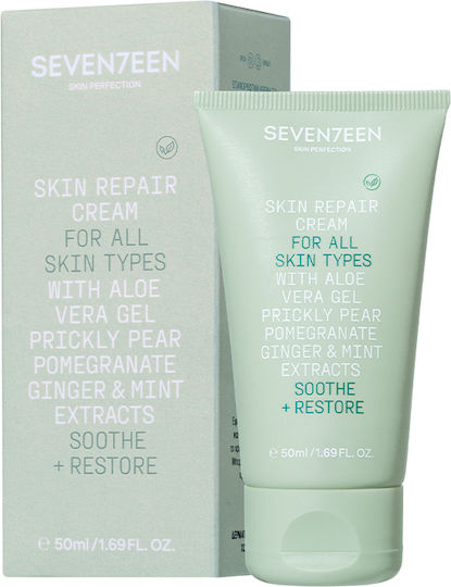 Seventeen Skin Repair 24h Creme Gesicht Tag mit SPF50 mit Aloe Vera 50ml