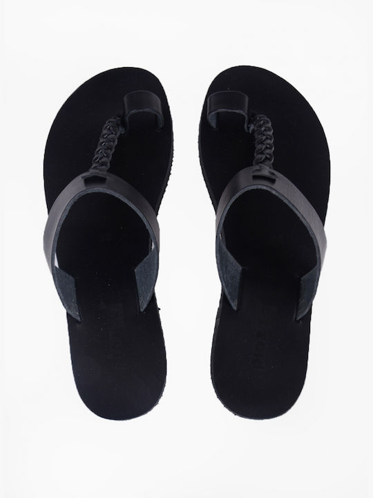 Piazza Shoes Piele Sandale dama în Negru Culoare