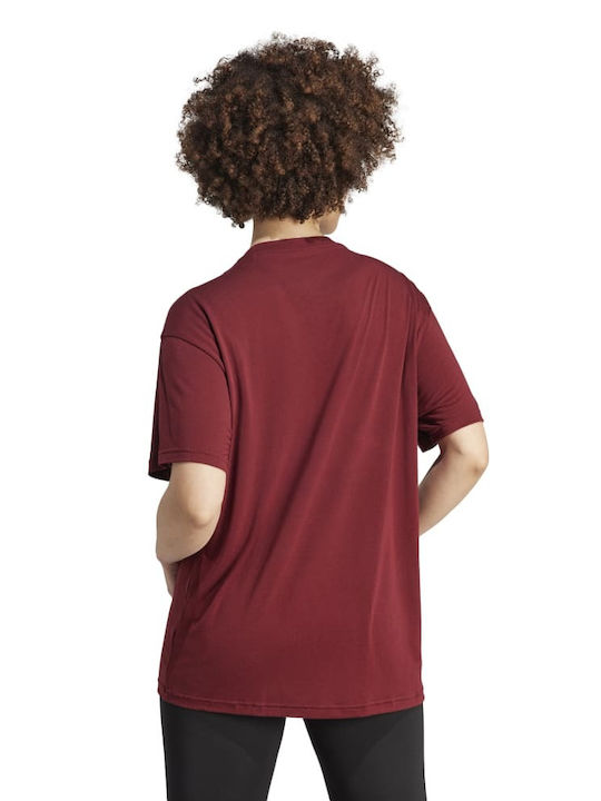 Adidas T-Shirt Schwangerschafts-Tops Burgundisch