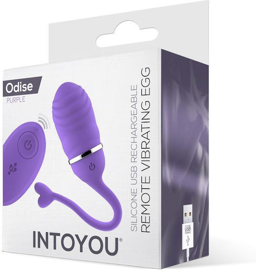 IntoYou Odise Вибратор Яйца с Дистанционно Управление 5.6см Лилаво