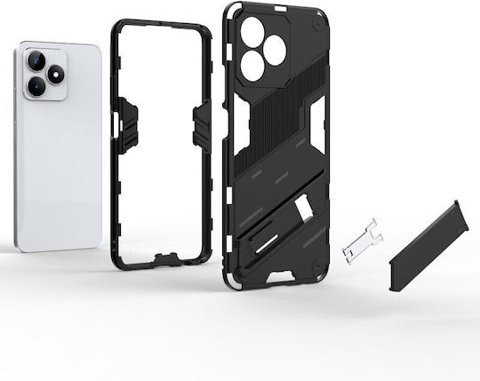 Punk Back Cover Plastic Black (Realme C53)