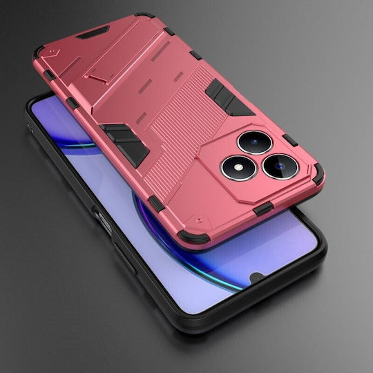 Punk Umschlag Rückseite Kunststoff Rot (Realme C53)