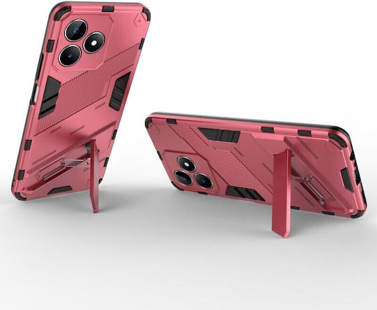 Punk Umschlag Rückseite Kunststoff Rot (Realme C53)