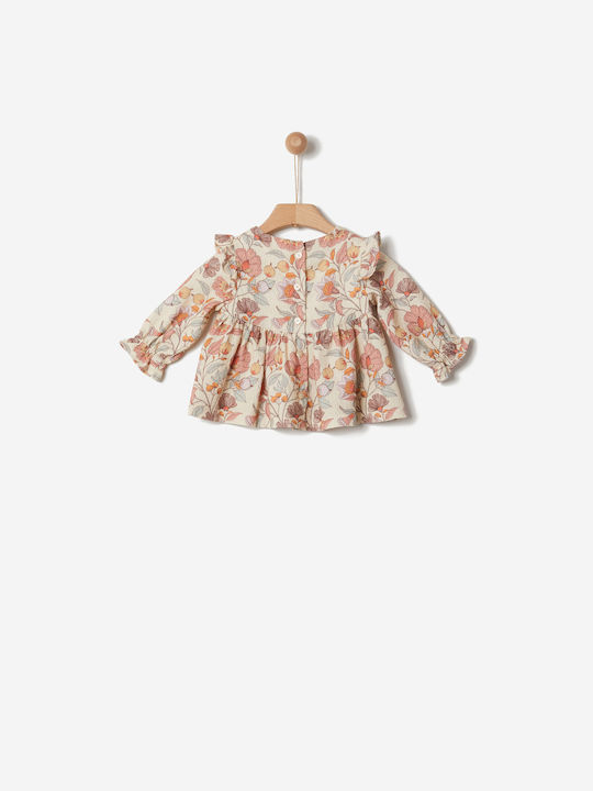 Yell Oh! Kids Blouse Long Sleeve Beige