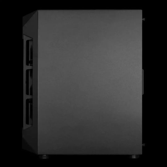 Gamdias AURA GC1 Gaming Midi Tower Κουτί Υπολογιστή με Πλαϊνό Παράθυρο και RGB Φωτισμό Μαύρο