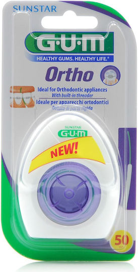 GUM Ortho Οδοντικό Νήμα 50m