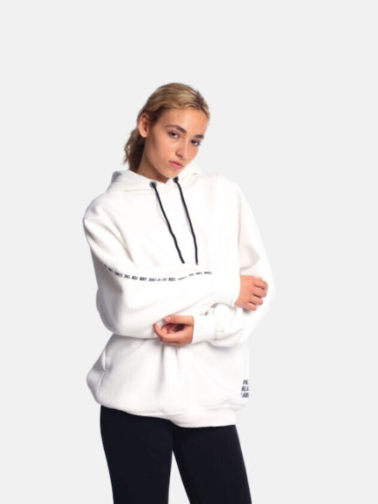 Paco & Co Women's Hooded Sweatshirt White