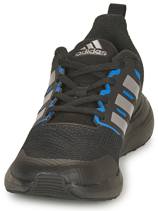 Fortarun FortaRun 2.0 K Wasserdicht Kinder Sportschuhe Laufen mit Schnürsenkeln Core Black / Silver Metallic / Bright Royal