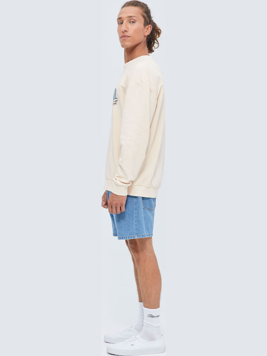 Sweatshirt with Hood Beige