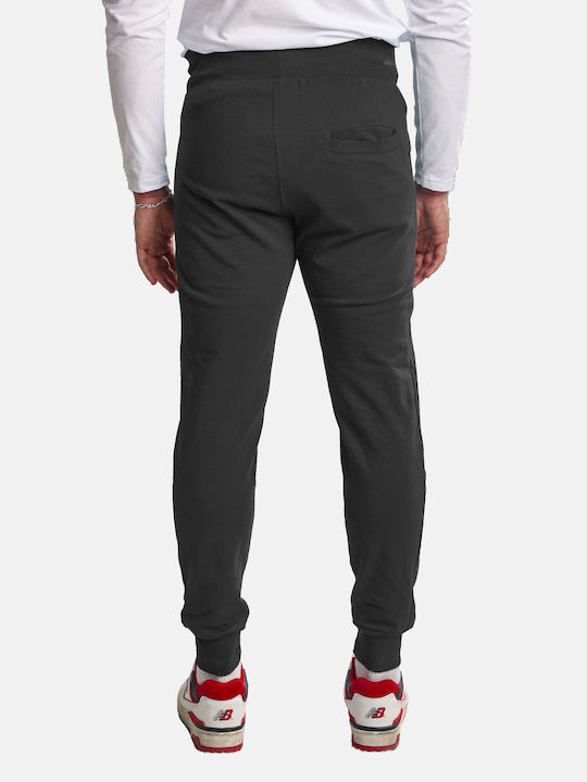 Paco & Co Men's Sweatpants with Rubber Black