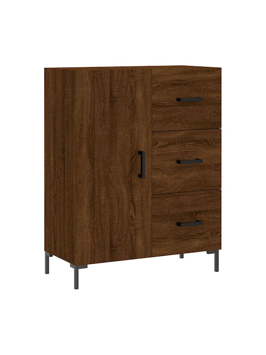 Cabinet Wall Brown Oak 69.5x34x90cm