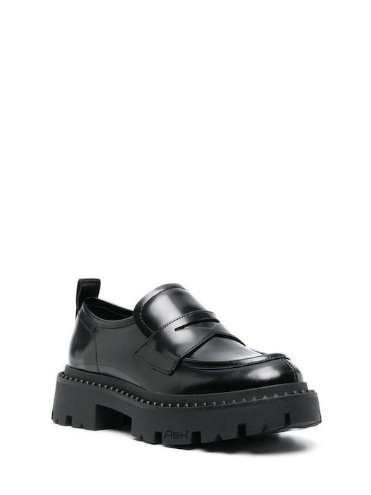 Combo A Leather Women's Moccasins in Gray Color