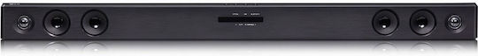 LG SQC2 Soundbar 2.1 Bluetooth 300W με Ασύρματο Subwoofer και Τηλεχειριστήριο Μαύρο