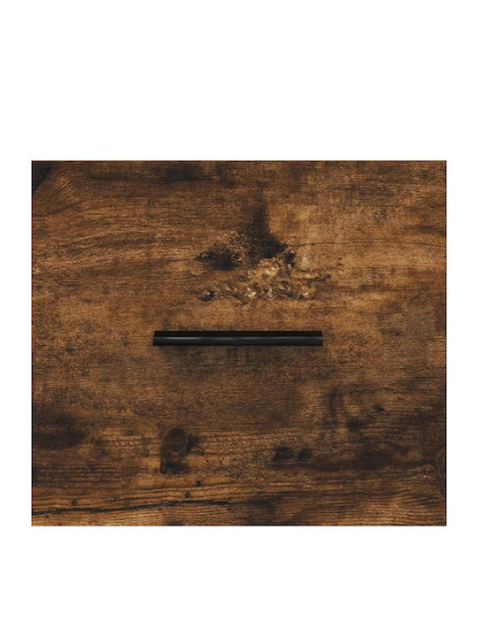 Κομοδίνο Ξύλινο Καπνιστή Δρυς 40x40x66cm