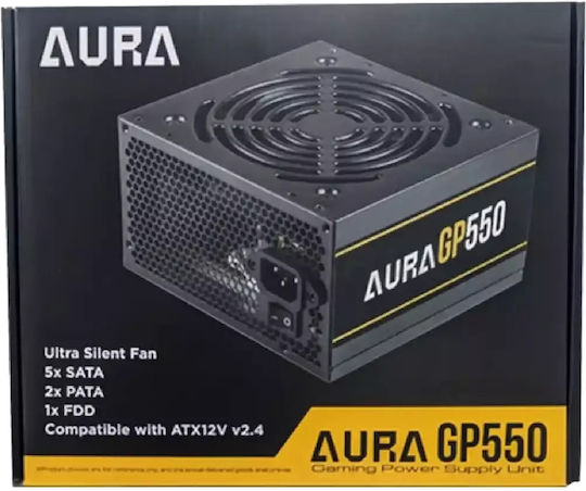 Gamdias Aura GP550 550W Black Computer Power Supply Full Wired