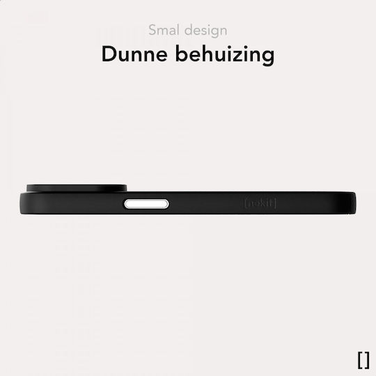 Nekit 1mm Umschlag Rückseite Kunststoff 1mm Schwarz (iPhone 14 Pro Max)