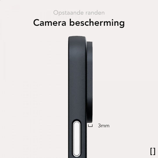 Nekit 1mm Umschlag Rückseite Kunststoff 1mm Blau (iPhone 14 Plus)