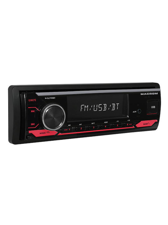 Macrom Ηχοσύστημα Αυτοκινήτου 1DIN (Bluetooth/USB)
