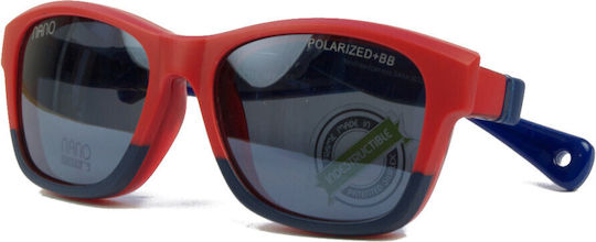 Nanovista Gaikai 3.0 Kids Acetate Prescription Eyeglass Frame with Clip-On Red NAO3050745SC