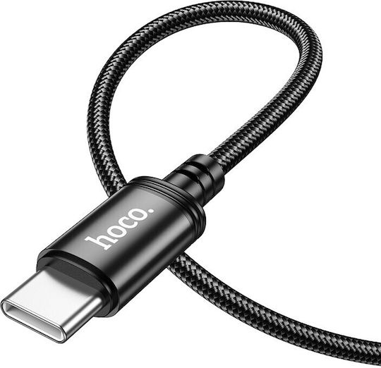 Hoco X89 Braided USB 2.0 Cable USB-C male - USB-A Μαύρο 1m