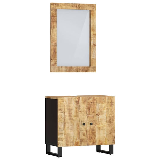vidaXL Countertop without Sink L62xW33xH58cm Coffee