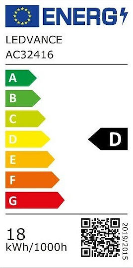 Ledvance LED-Lampe 18W für Fassung E27 Warmes Weiß 2452lm Dimmbar