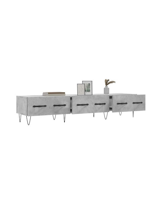 vidaXL TV Stand Gray M150xD36xH30cm