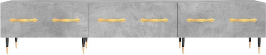 Έπιπλο Τηλεόρασης Γκρι Μ150xΠ36xΥ30cm