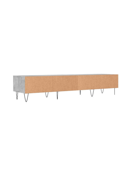 vidaXL TV Stand Gray M150xD36xH30cm