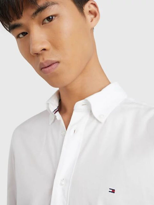 Long-sleeved Cotton Shirt White