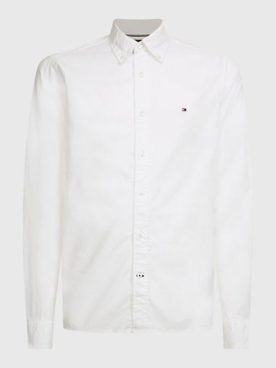 Long-sleeved Cotton Shirt White