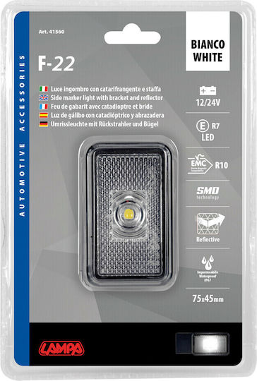 Lampa Truck Volume Lights 1pcs - White L4156.0
