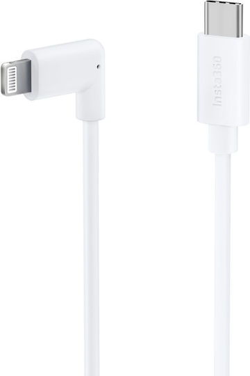Insta360 Angle (90°) USB-C to Lightning Cable Λευκό 0.157m (CINSBBBB)