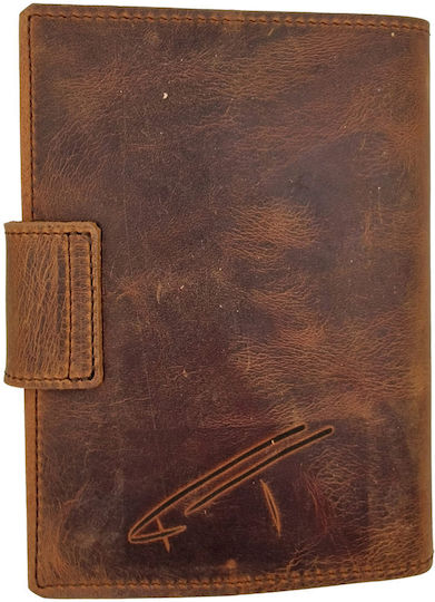 ByLeather Carnet 150 Foi A5 cu Suport pentru Stilou Albastru deschis