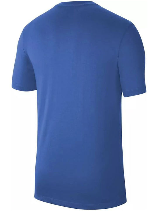 Nike Park 20 Herren Sport T-Shirt Kurzarm Dri-Fit Blau