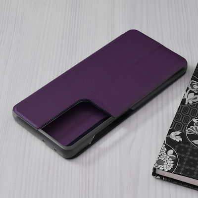 Techsuit eFold Series Book Synthetic Purple (Galaxy S21 Ultra)