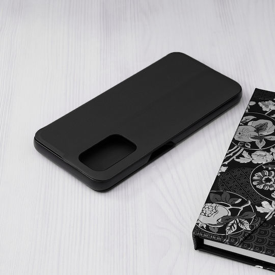 Techsuit eFold Series Buchen Sie Kunststoff / Leder Schwarz (OnePlus NordOppo A54 5G / A74 5G)