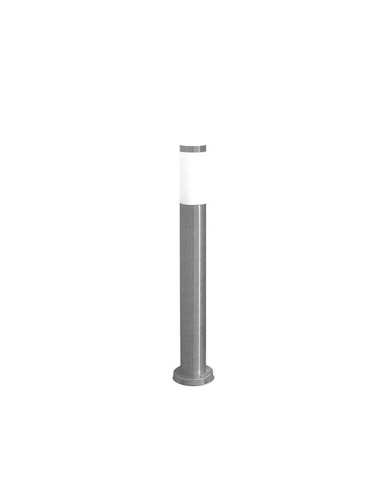 Adeleq Outdoor Small Post Light IP44 for E27 Socket Silver