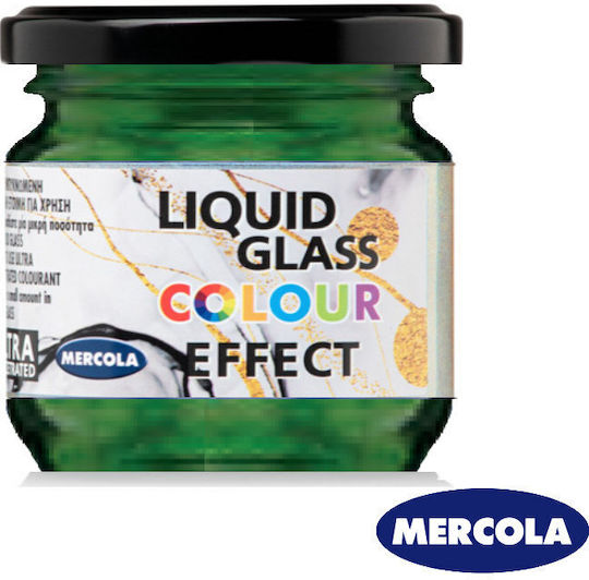 Mercola Liquid Glass Effect Craft Pigment Green for Liquid Glass Πέρλα 90ml