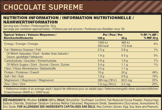 Optimum Nutrition Gold Standard 100% Whey με Γεύση Φράουλα 908gr