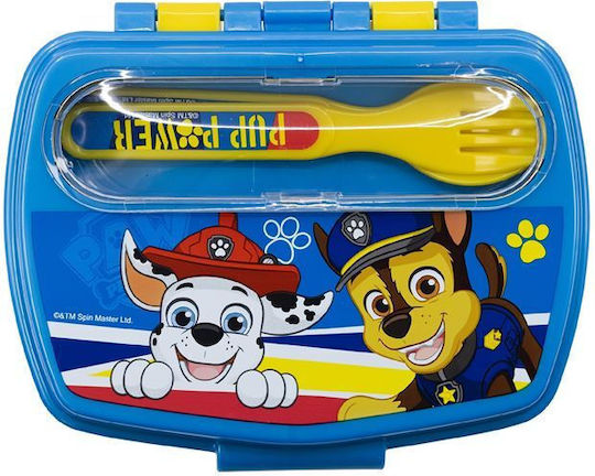 Stor Recipient pentru copii din plastic Paw Patrol Albastru